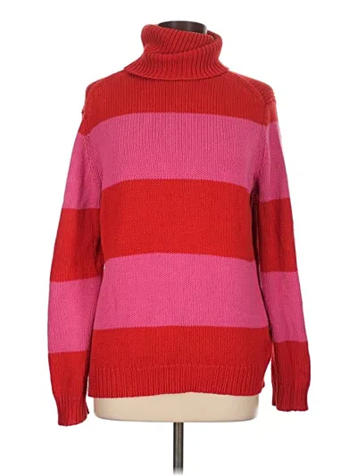 Pre-owned Isaac Mizrahi For Target Turtleneck Sweater In Red