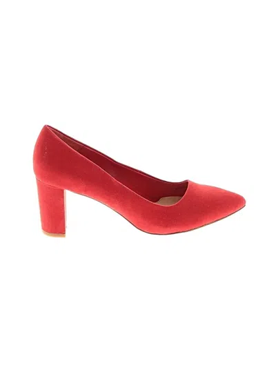 Pre-owned Isaac Mizrahi Heels In Red