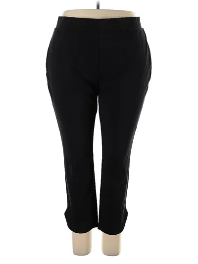 Pre-owned Isaac Mizrahi Live Active Pants In Black
