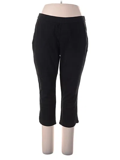 Pre-owned Isaac Mizrahi Live Active Pants In Black