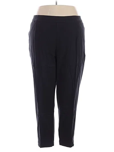 Pre-owned Isaac Mizrahi Live Active Pants In Black