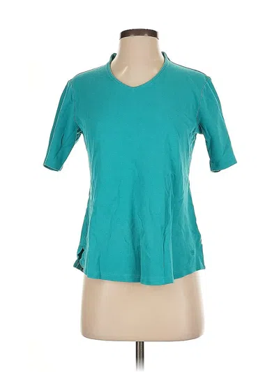 Pre-owned Isaac Mizrahi Live Active T-shirt In Blue