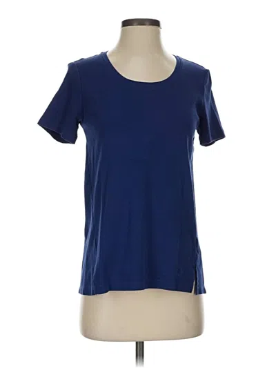Pre-owned Isaac Mizrahi Live Active T-shirt In Blue