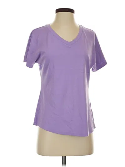 Pre-owned Isaac Mizrahi Live Active T-shirt In Purple