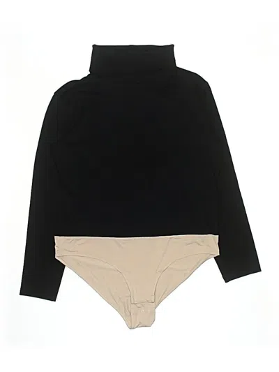 Pre-owned Isaac Mizrahi Live Bodysuit In Black