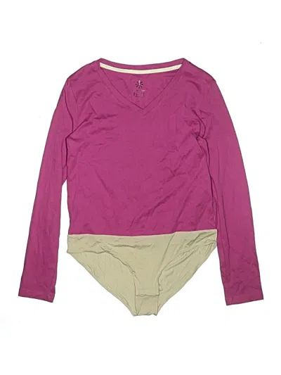 Pre-owned Isaac Mizrahi Live Bodysuit In Purple