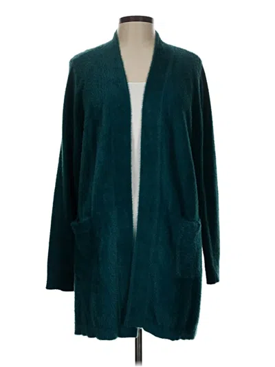 Pre-owned Isaac Mizrahi Live Cardigan Sweater In Blue