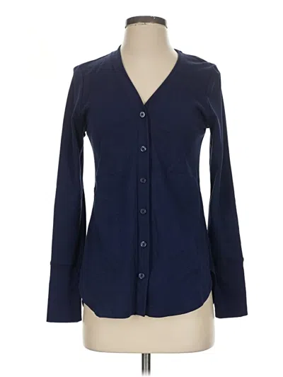 Pre-owned Isaac Mizrahi Live Cardigan Sweater In Blue