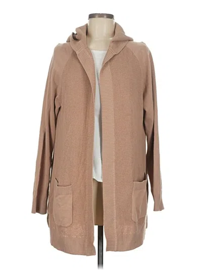 Pre-owned Isaac Mizrahi Live Cardigan Sweater In Brown