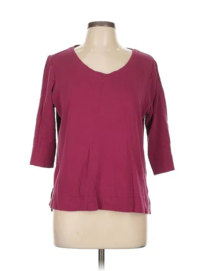 Pre-owned Isaac Mizrahi Live Cardigan Sweater In Burgundy