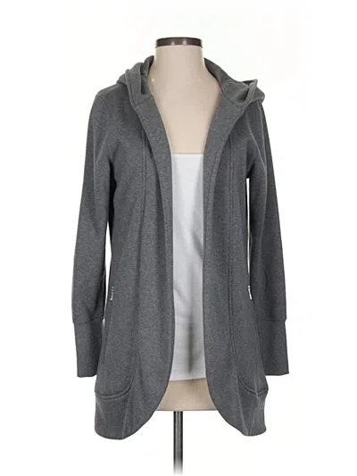 Pre-owned Isaac Mizrahi Live Cardigan Sweater In Gray