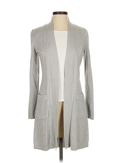 Pre-owned Isaac Mizrahi Live Cardigan Sweater In Gray