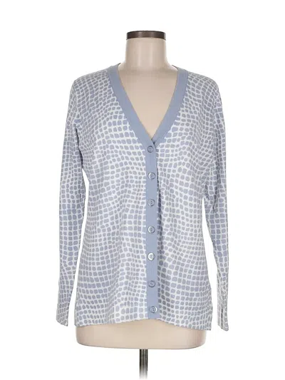 Pre-owned Isaac Mizrahi Live Cardigan Sweater In Silver