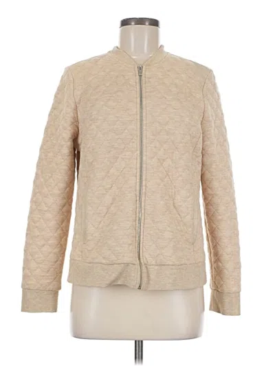 Pre-owned Isaac Mizrahi Live Cardigan Sweater In Tan