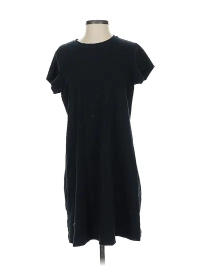 Pre-owned Isaac Mizrahi Live Casual Dress In Black