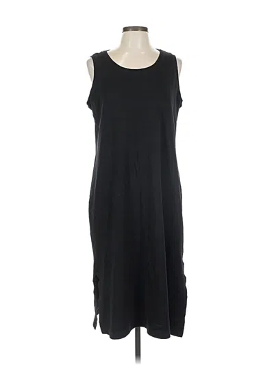 Pre-owned Isaac Mizrahi Live Casual Dress In Black