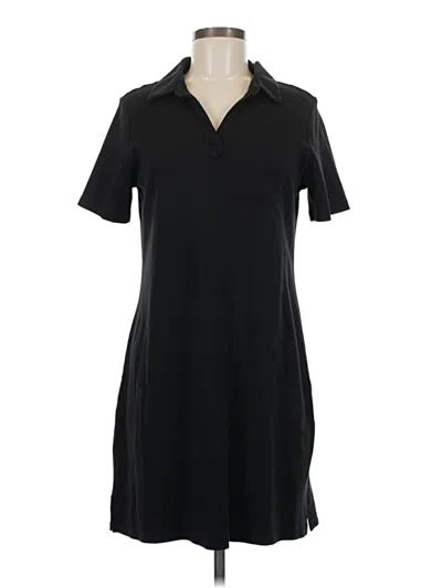 Pre-owned Isaac Mizrahi Live Casual Dress In Black