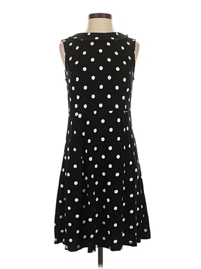 Pre-owned Isaac Mizrahi Live Casual Dress In Black