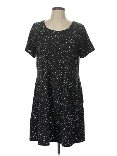 Pre-owned Isaac Mizrahi Live Casual Dress In Black