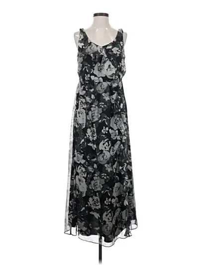 Pre-owned Isaac Mizrahi Live Casual Dress In Black