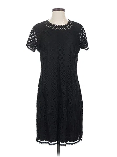 Pre-owned Isaac Mizrahi Live Casual Dress In Black