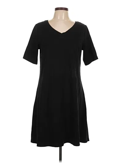 Pre-owned Isaac Mizrahi Live Casual Dress In Black