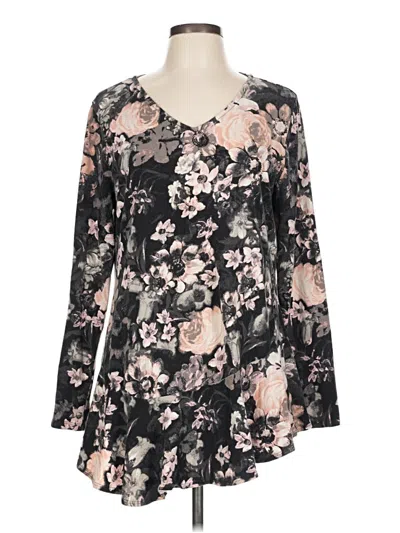Pre-owned Isaac Mizrahi Live Casual Dress In Black