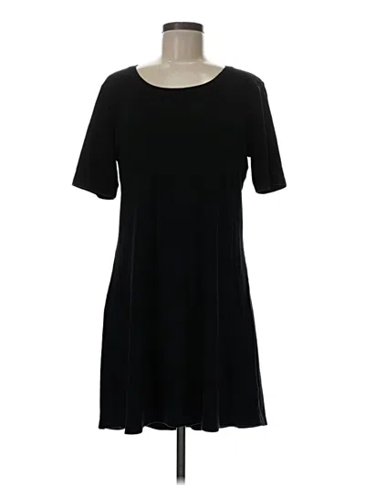 Pre-owned Isaac Mizrahi Live Casual Dress In Black