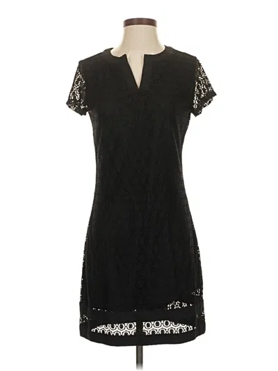 Pre-owned Isaac Mizrahi Live Casual Dress In Black