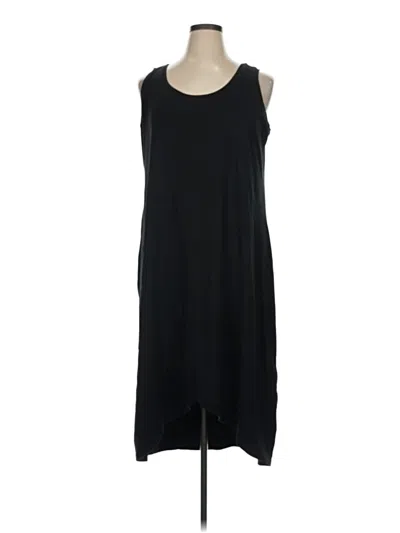 Pre-owned Isaac Mizrahi Live Casual Dress In Black