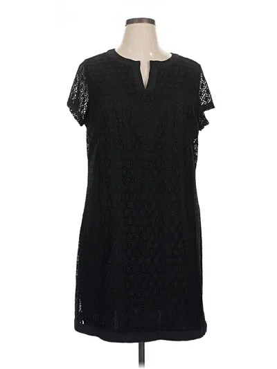 Pre-owned Isaac Mizrahi Live Casual Dress In Black