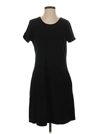 Pre-owned Isaac Mizrahi Live Casual Dress In Black