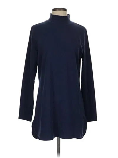 Pre-owned Isaac Mizrahi Live Casual Dress In Blue