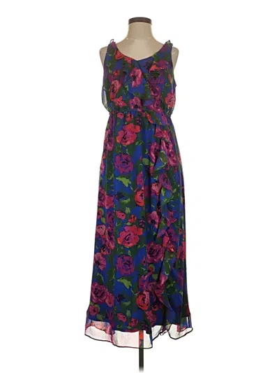 Pre-owned Isaac Mizrahi Live Casual Dress In Blue
