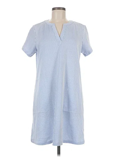 Pre-owned Isaac Mizrahi Live Casual Dress In Blue