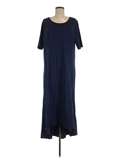 Pre-owned Isaac Mizrahi Live Casual Dress In Blue