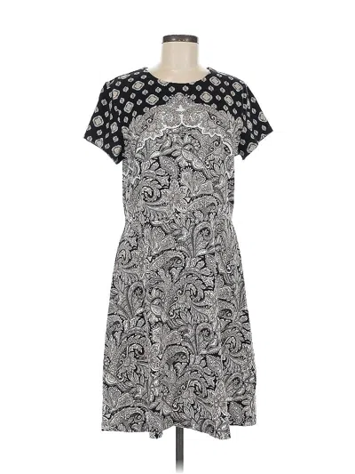 Pre-owned Isaac Mizrahi Live Casual Dress In Gray