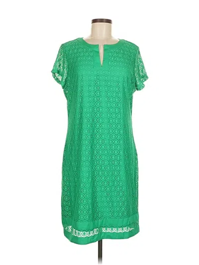 Pre-owned Isaac Mizrahi Live Casual Dress In Green