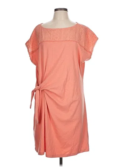Pre-owned Isaac Mizrahi Live Casual Dress In Orange