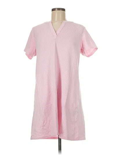 Pre-owned Isaac Mizrahi Live Casual Dress In Pink
