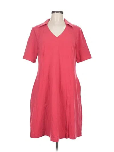 Pre-owned Isaac Mizrahi Live Casual Dress In Red