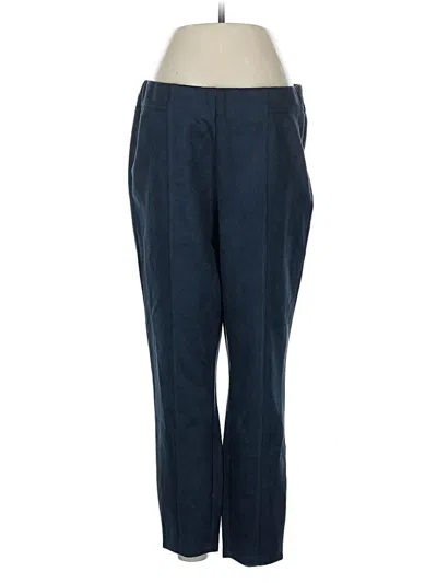 Pre-owned Isaac Mizrahi Live Casual Pants In Blue