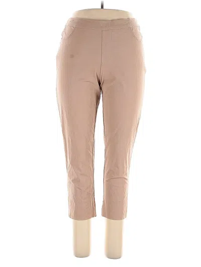 Pre-owned Isaac Mizrahi Live Casual Pants In Brown