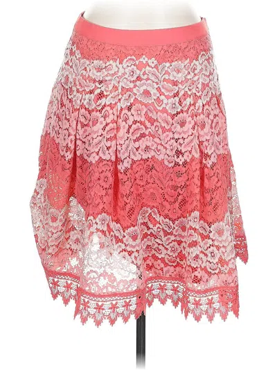 Pre-owned Isaac Mizrahi Live Casual Skirt In Red