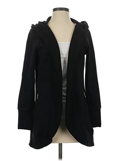 Pre-owned Isaac Mizrahi Live Coat In Black