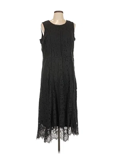 Pre-owned Isaac Mizrahi Live Cocktail Dress In Black