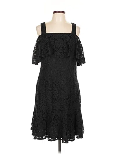Pre-owned Isaac Mizrahi Live Cocktail Dress In Black