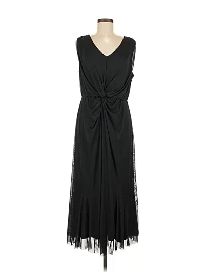 Pre-owned Isaac Mizrahi Live Cocktail Dress In Black