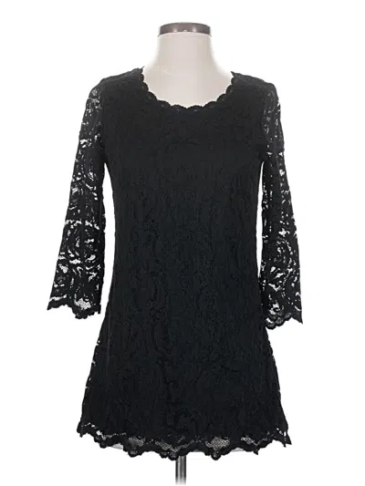 Pre-owned Isaac Mizrahi Live Cocktail Dress In Black