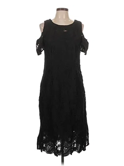 Pre-owned Isaac Mizrahi Live Cocktail Dress In Black